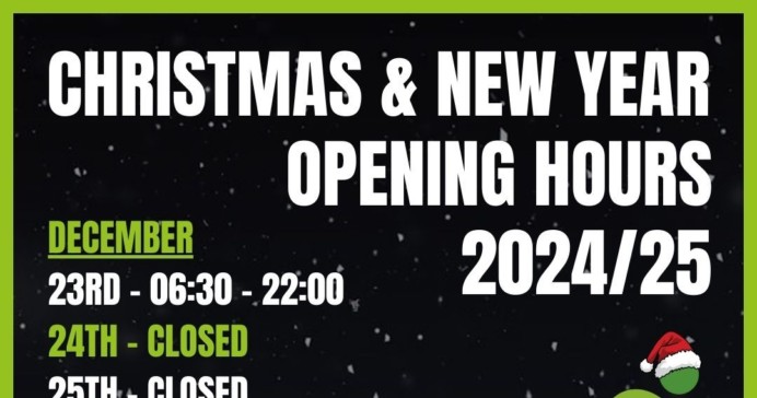 Christmas & New Year Hour 2024/2025